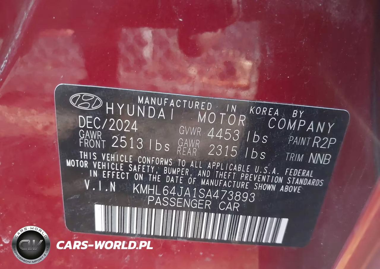 2025 Hyundai Sonata Sel VIN:KMHL64JA1SA473893 - 9