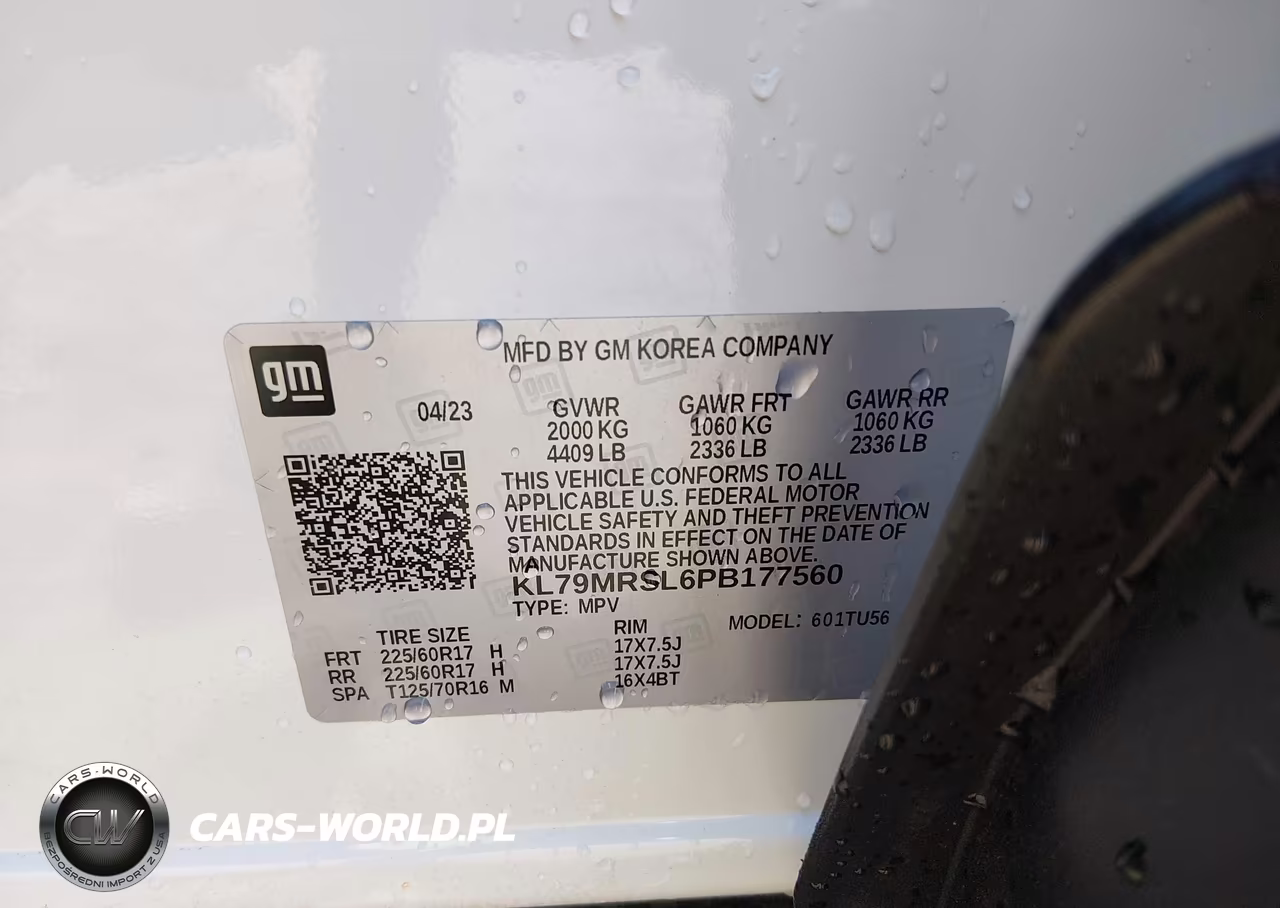 2023 Chevrolet Trailblazer Awd Lt VIN:KL79MRSL6PB177560 - 9