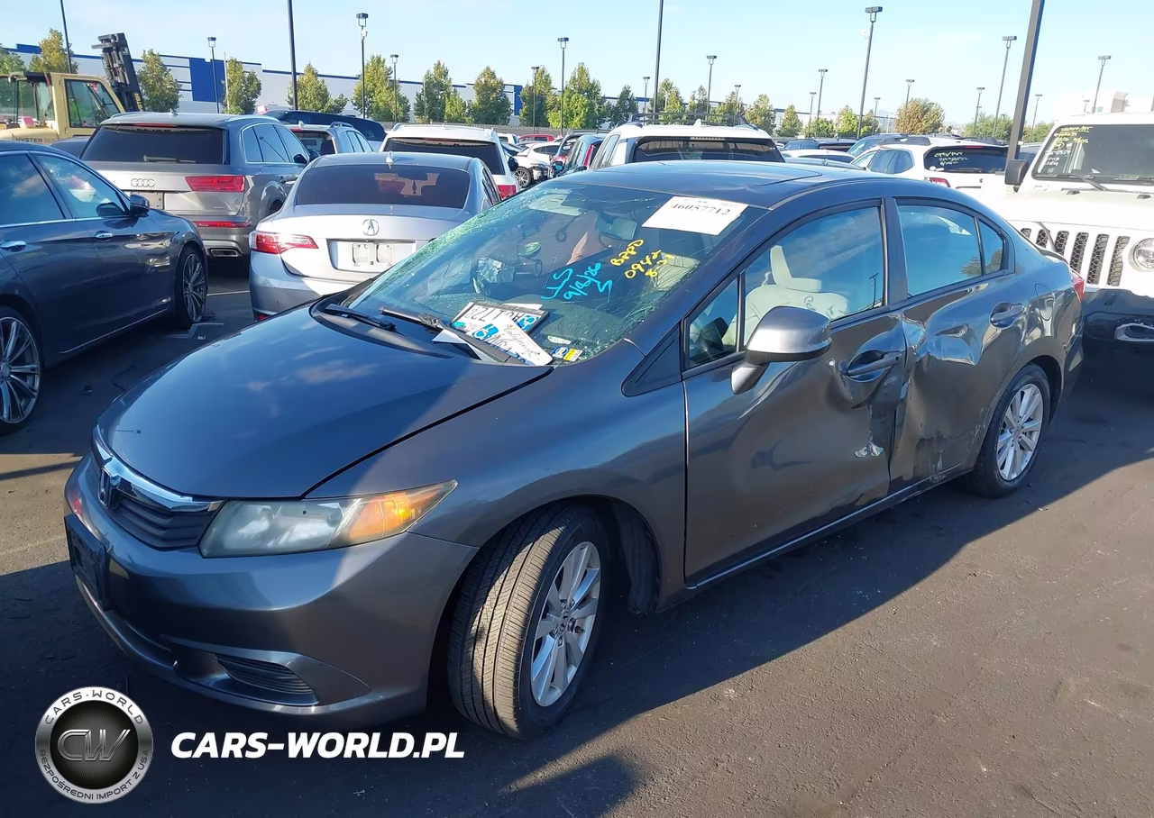 2012 Honda Civic Ex VIN:2HGFB2F81CH540942 - 2