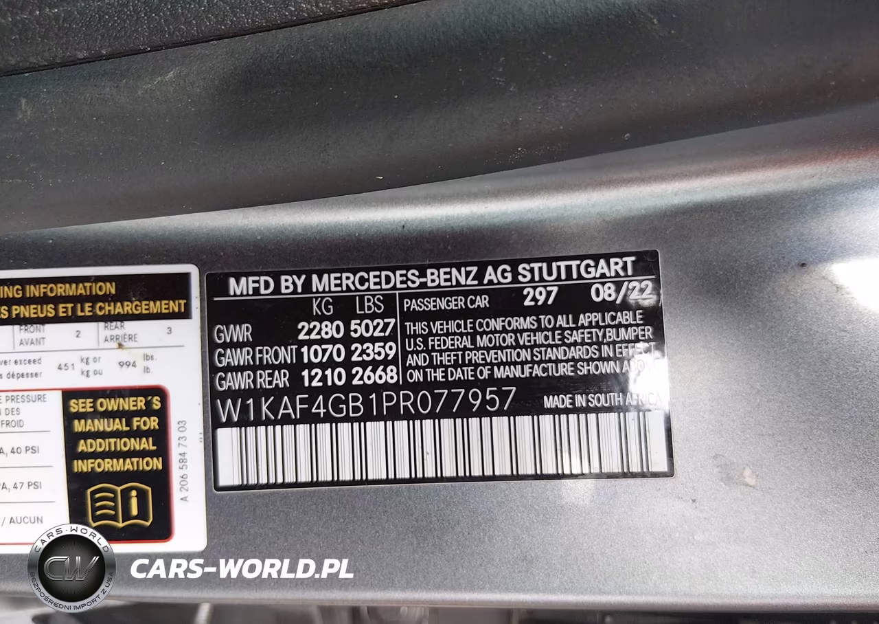 2023 Mercedes-Benz C 300 Sedan VIN:W1KAF4GB1PR077957 - 9