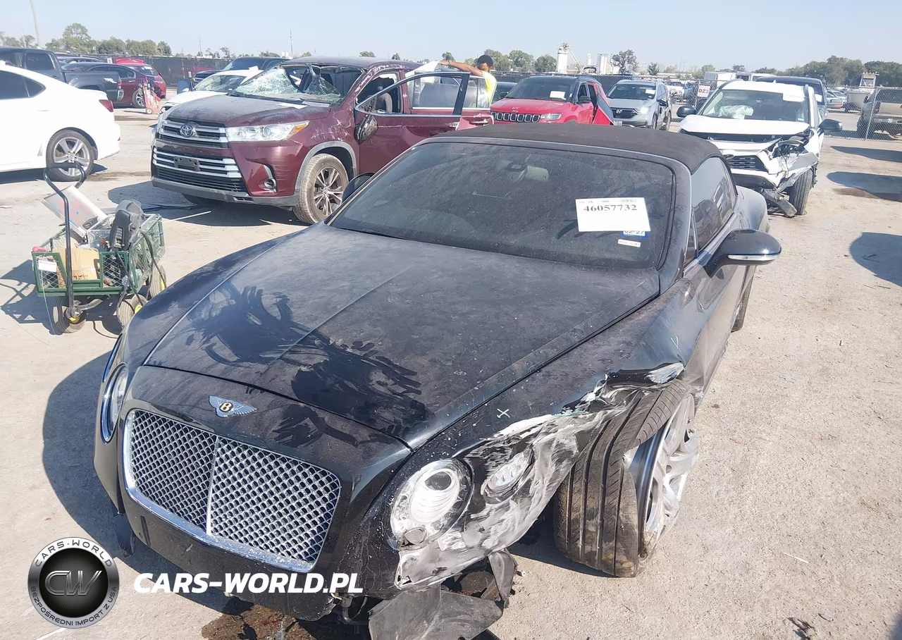 2012 Bentley Continental Gtc VIN:SCBGR3ZA2CC076598 - 2