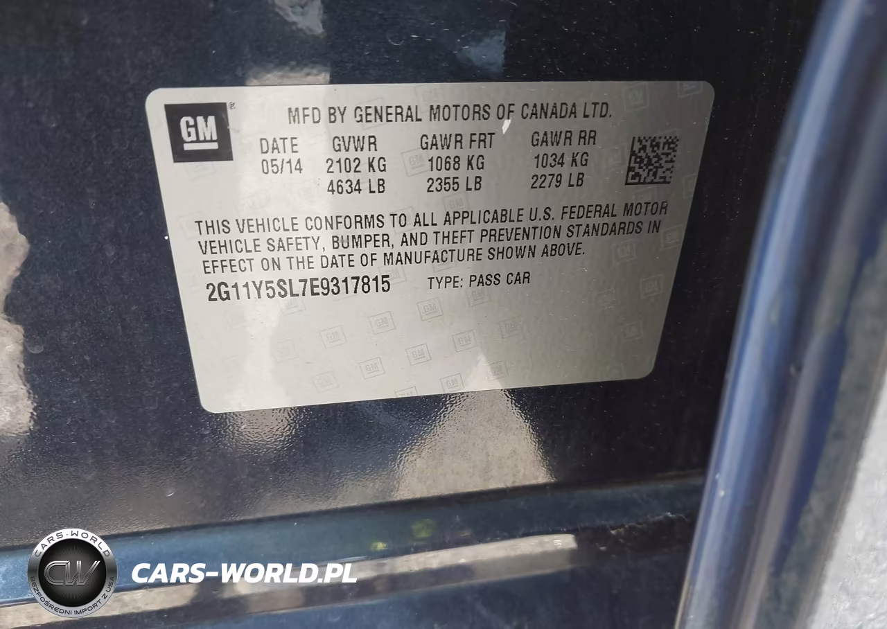 2014 Chevrolet Impala 1Ls VIN:2G11Y5SL7E9317815 - 9