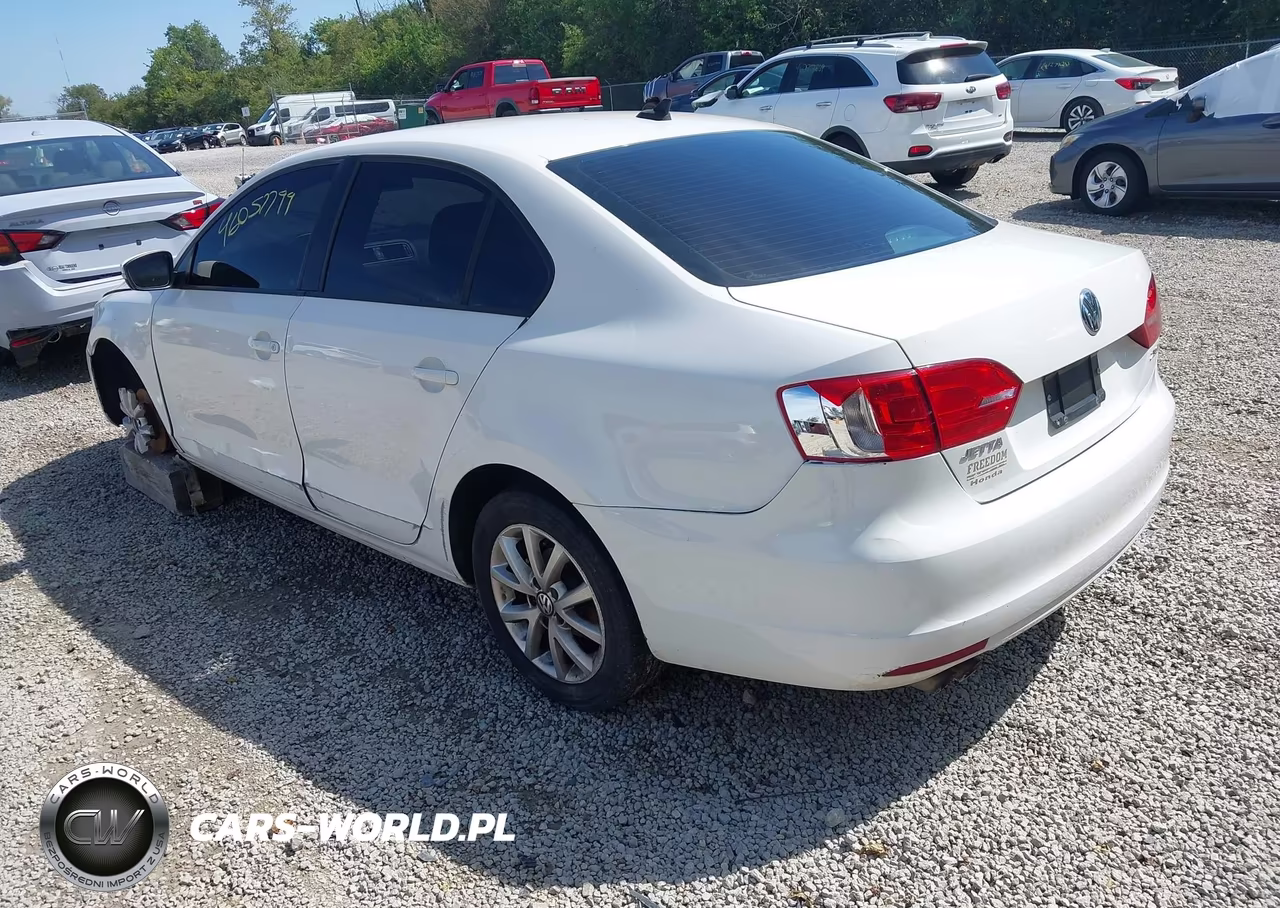2012 Volkswagen Jetta 2.5L Se VIN:3VWDX7AJXCM388513 - 3