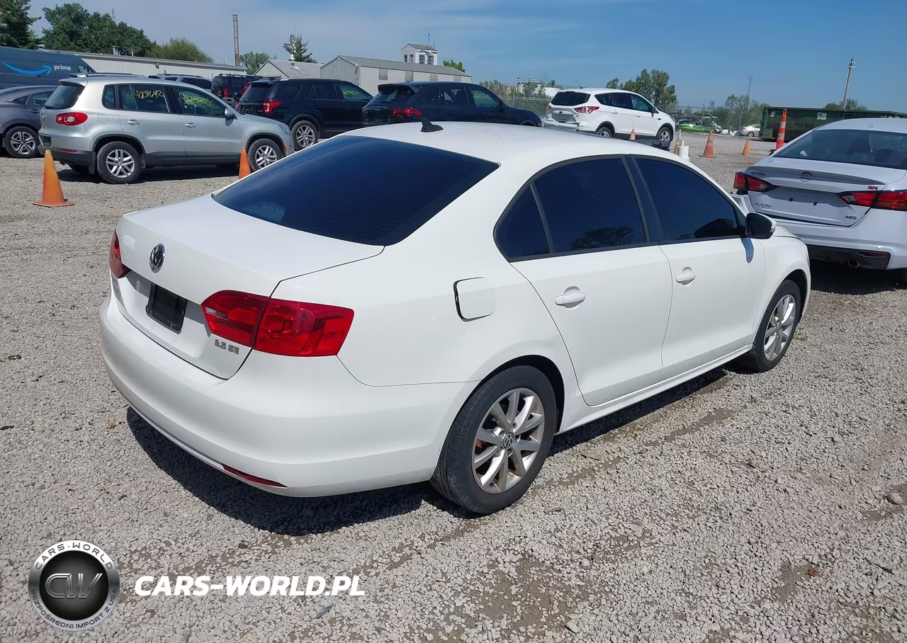 2012 Volkswagen Jetta 2.5L Se VIN:3VWDX7AJXCM388513 - 4