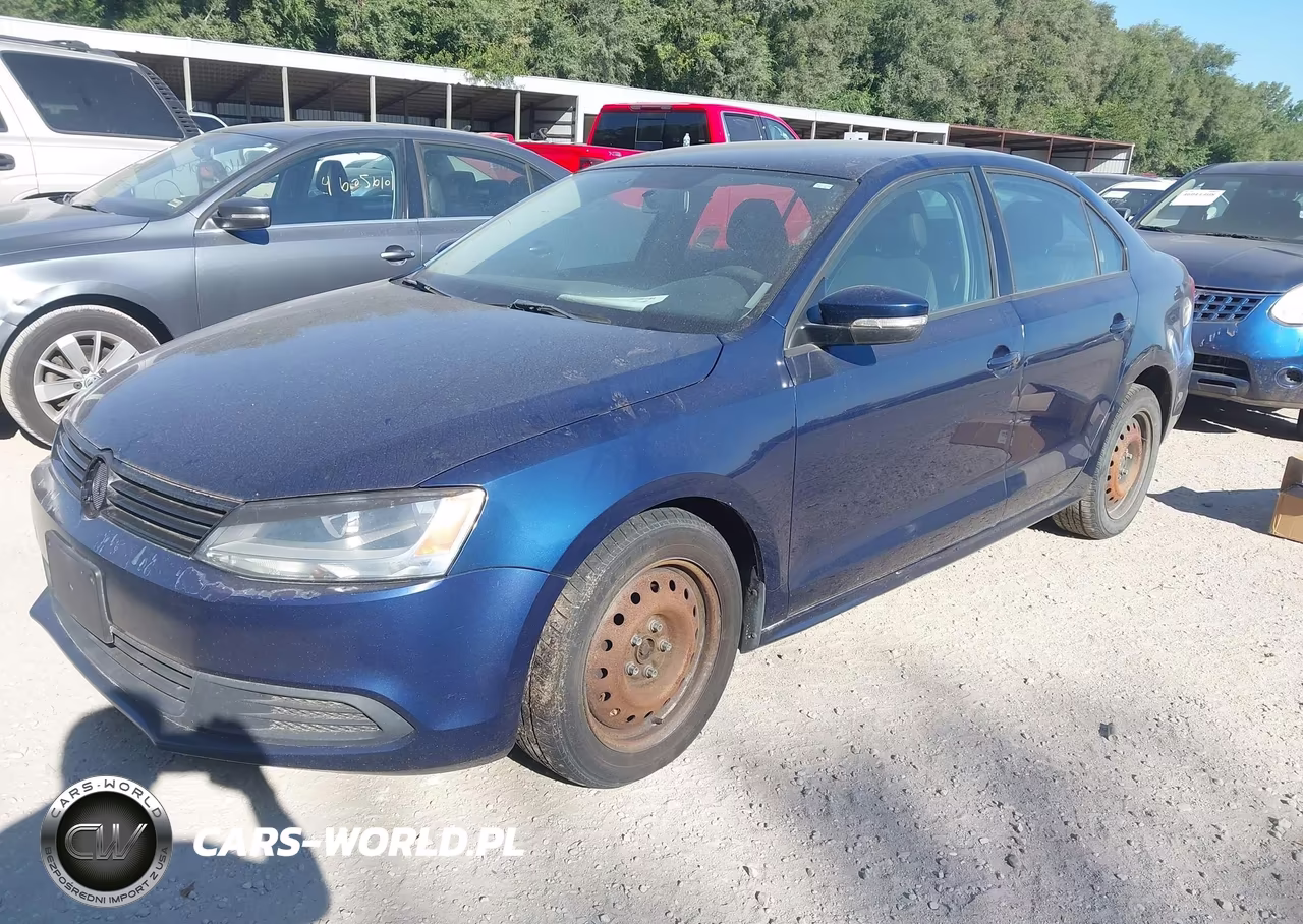 2011 Volkswagen Jetta 2.5L Se VIN:3VWDX7AJ6BM096095 - 2