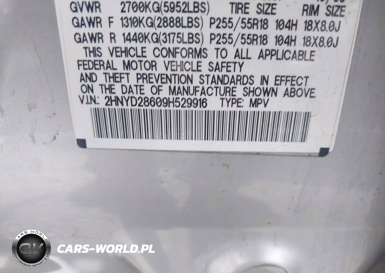 2009 Acura Mdx Technology Package VIN:2HNYD28609H529916 - 9
