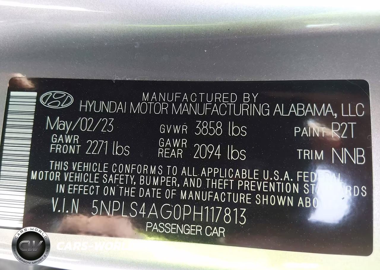 2023 Hyundai Elantra Sel VIN:5NPLS4AG0PH117813 - 9