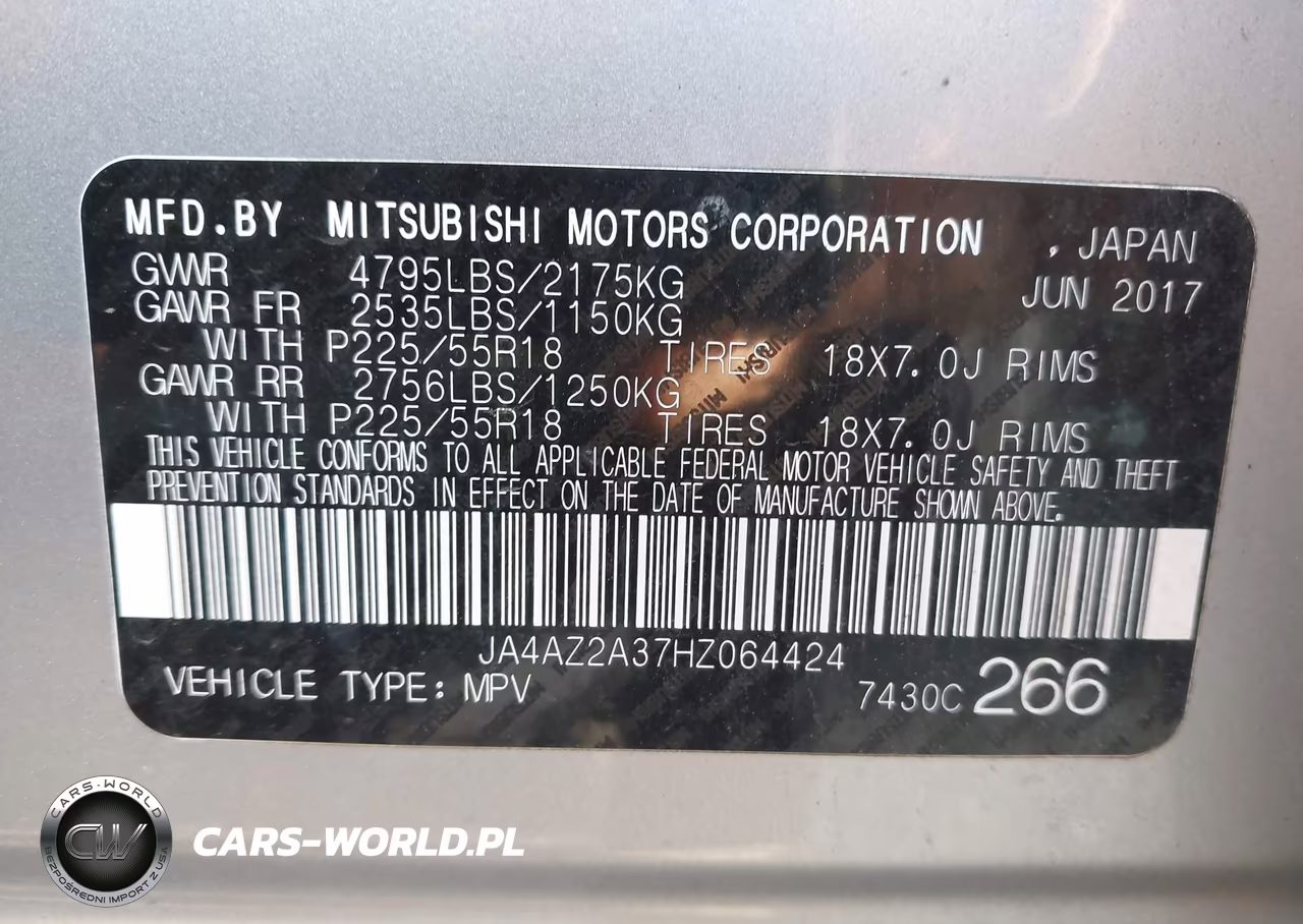 2017 Mitsubishi Outlander Es VIN:JA4AZ2A37HZ064424 - 9