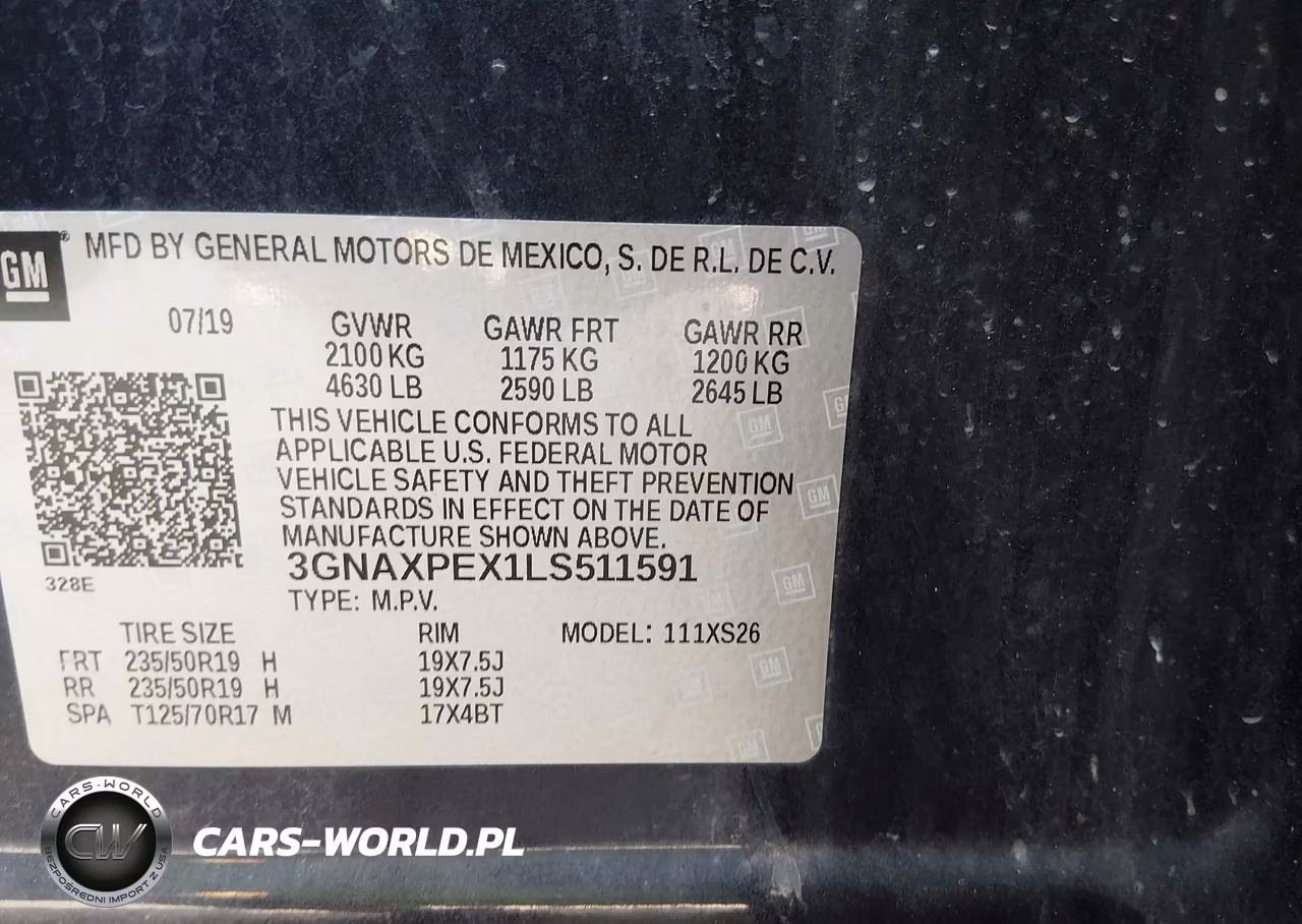 2020 Chevrolet Equinox Fwd Premier 2.0L Turbo VIN:3GNAXPEX1LS511591 - 9