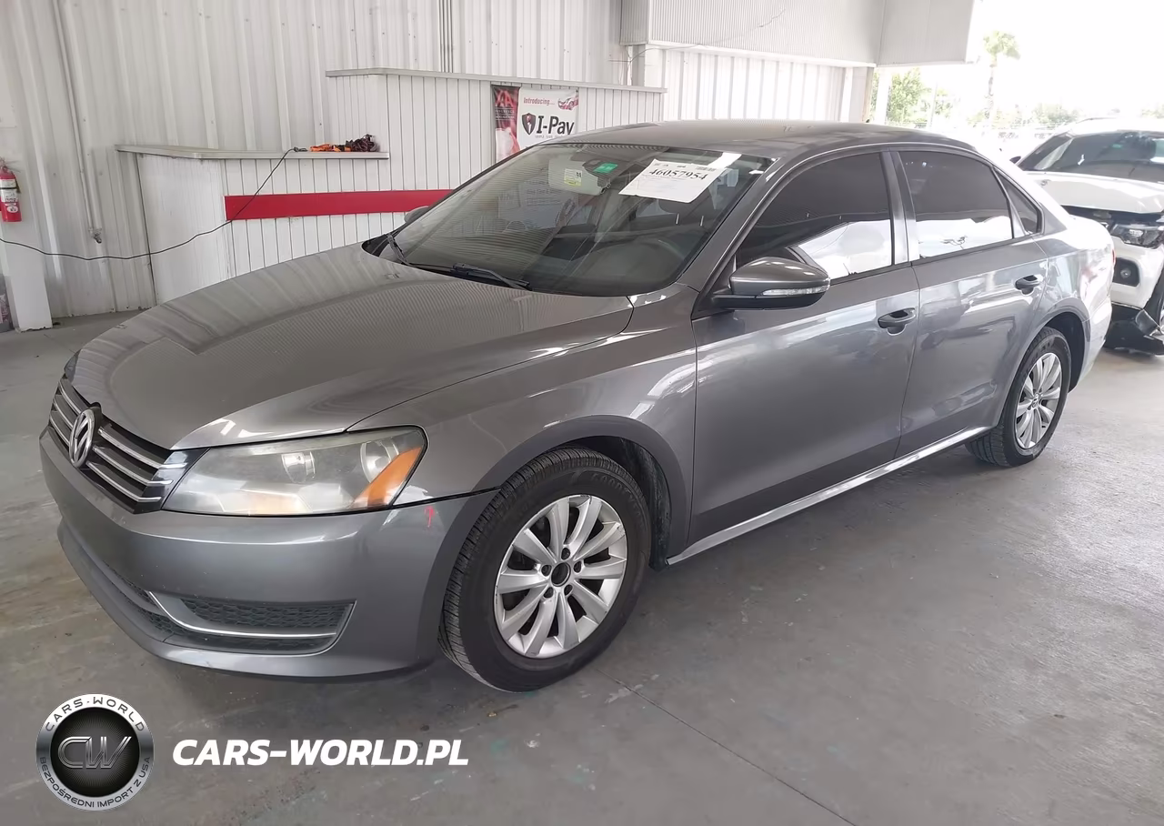 2012 Volkswagen Passat 2.5L S VIN:1VWAP7A34CC046321 - 2