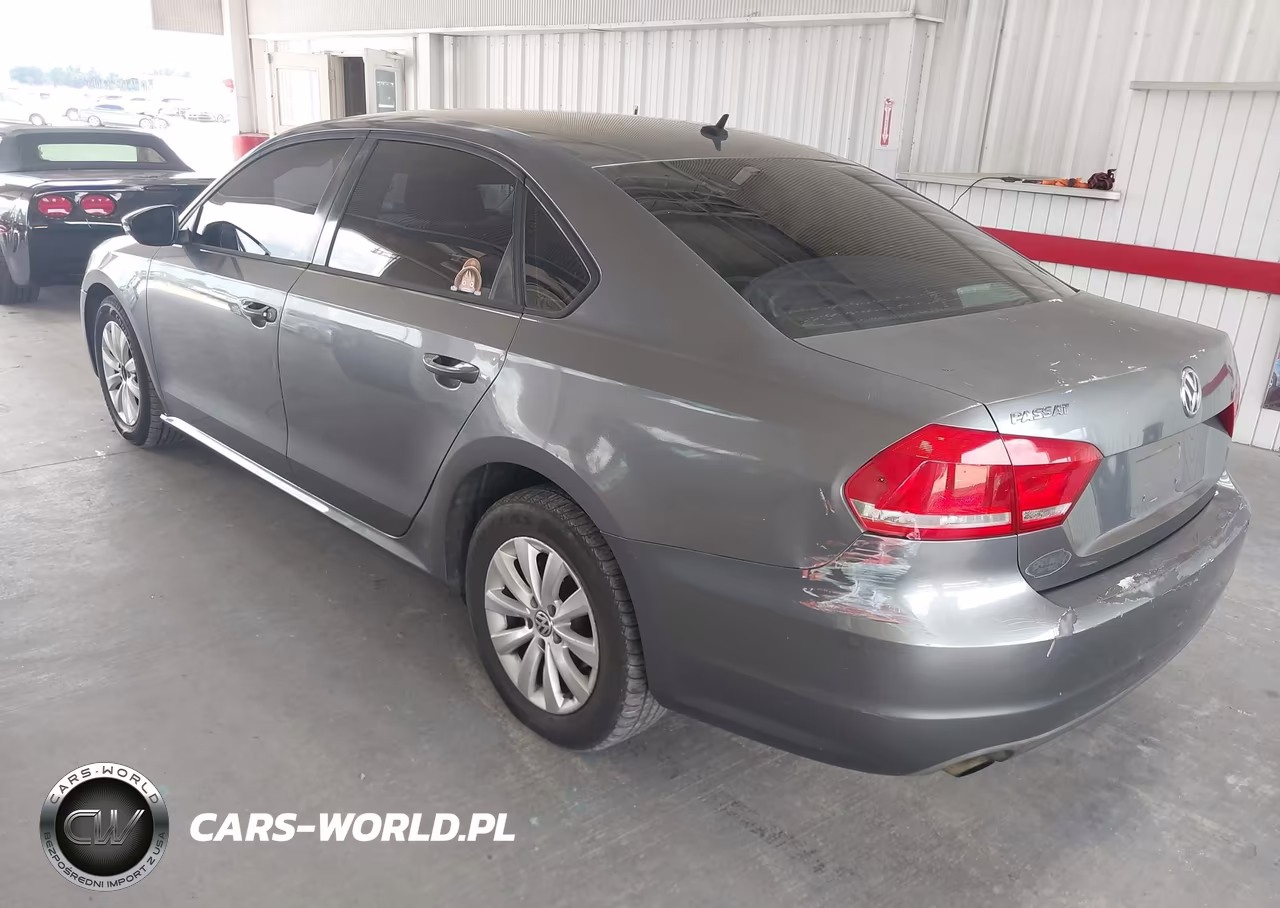 2012 Volkswagen Passat 2.5L S VIN:1VWAP7A34CC046321 - 3