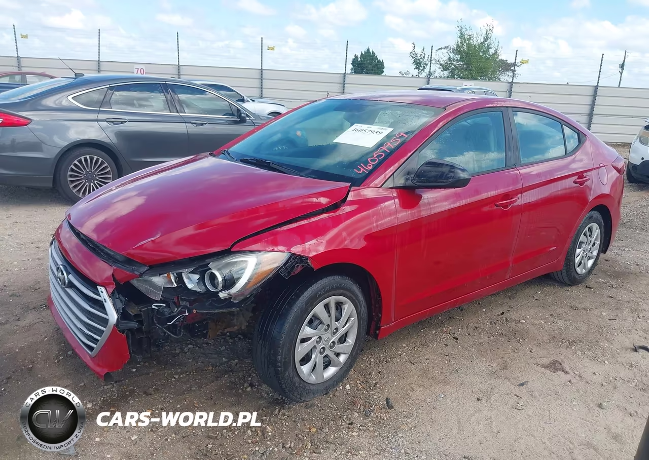 2017 Hyundai Elantra Se VIN:KMHD74LF3HU108651 - 2