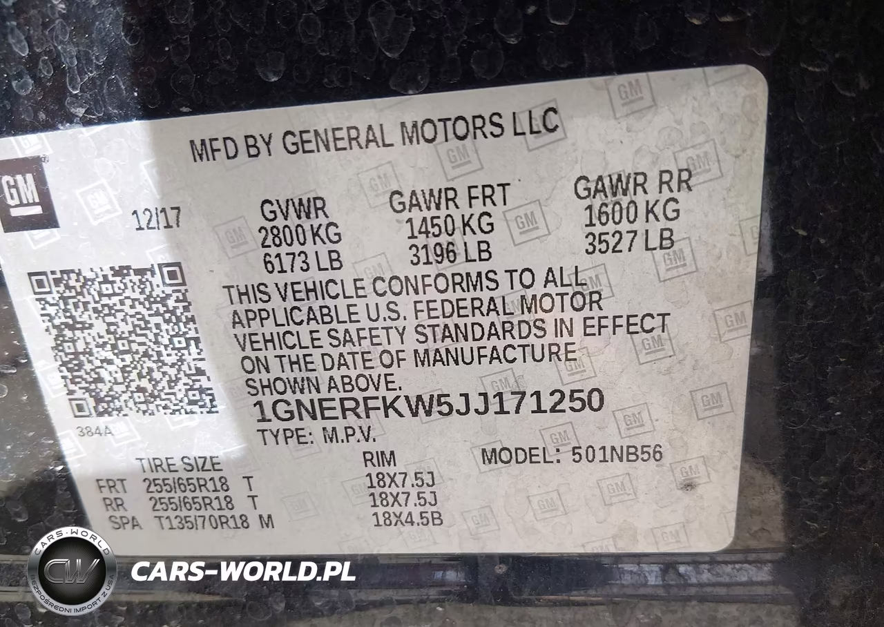 2018 Chevrolet Traverse Ls VIN:1GNERFKW5JJ171250 - 9