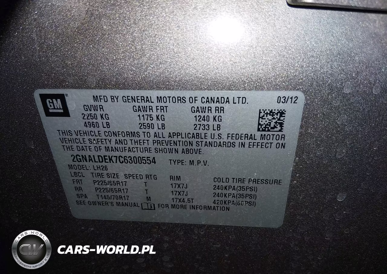 2012 Chevrolet Equinox 1Lt VIN:2GNALDEK7C6300554 - 9