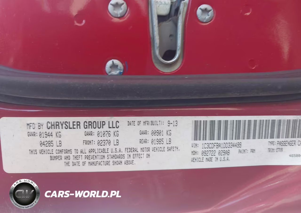2013 Dodge Dart Sxt VIN:1C3CDFBA1DD334499 - 9