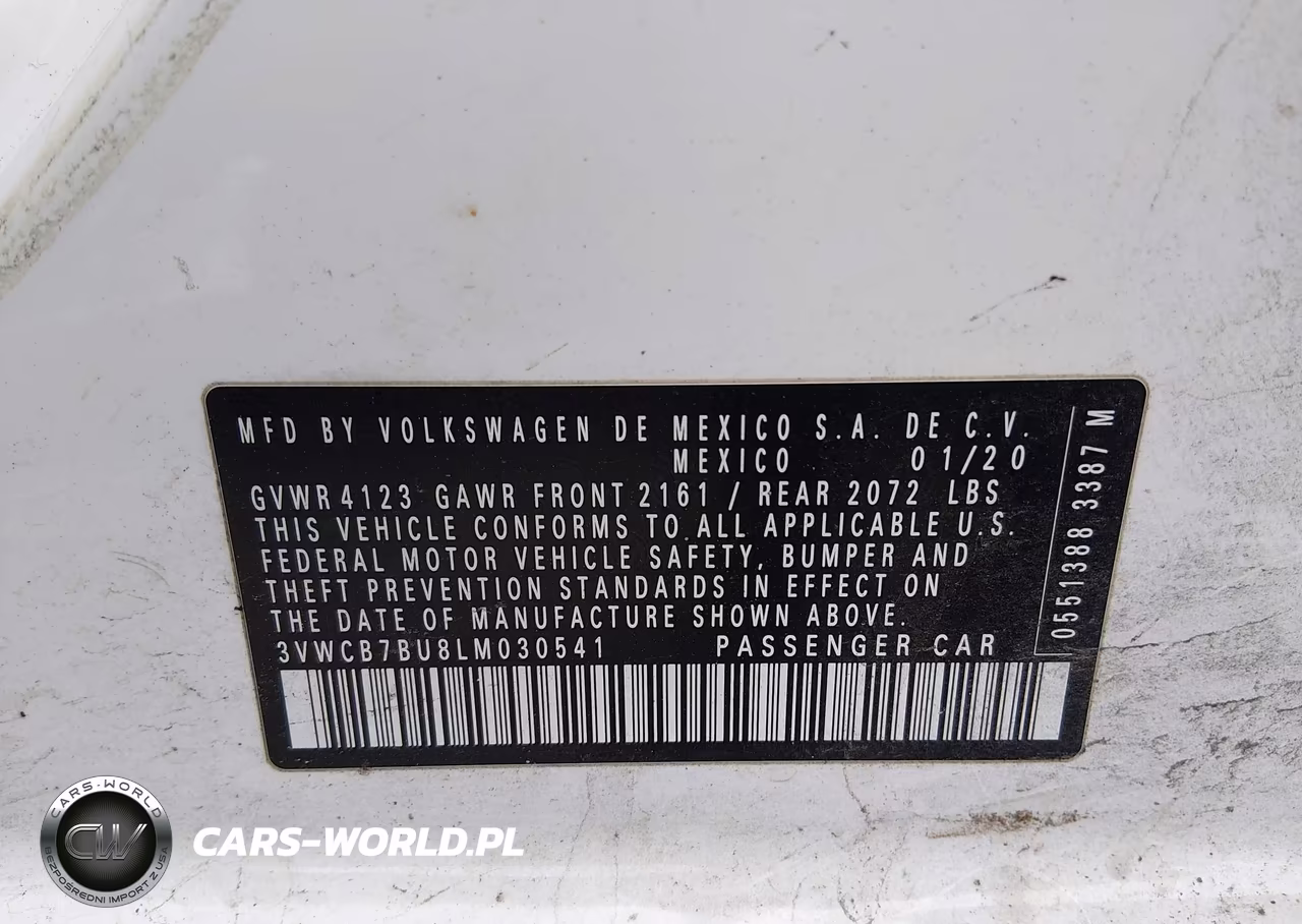 2020 Volkswagen Jetta 1.4T R-Line-1.4T S-1.4T Se VIN:3VWCB7BU8LM030541 - 9