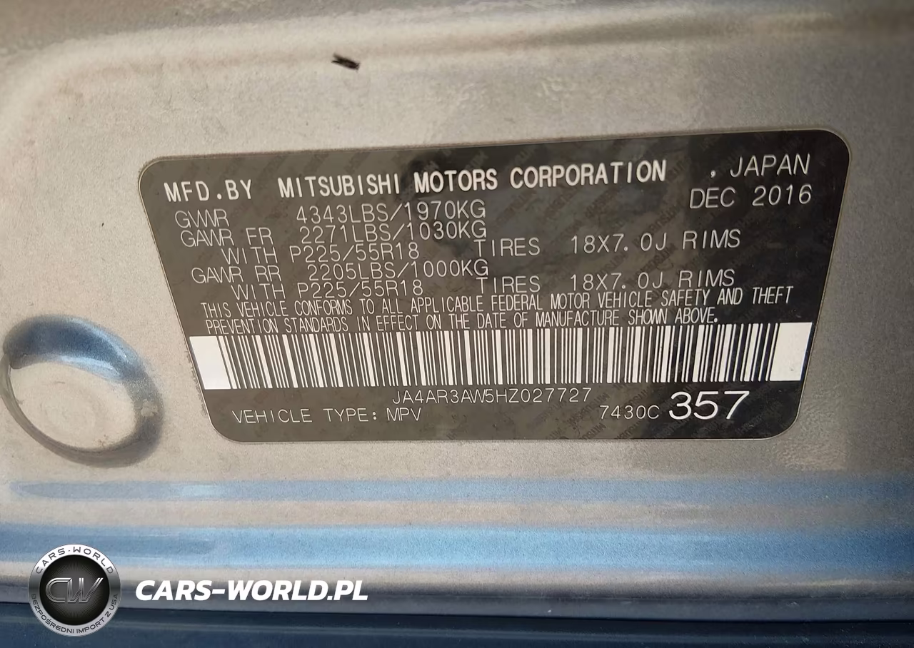 2017 Mitsubishi Outlander Sport 2.4 Se VIN:JA4AR3AW5HZ027727 - 9
