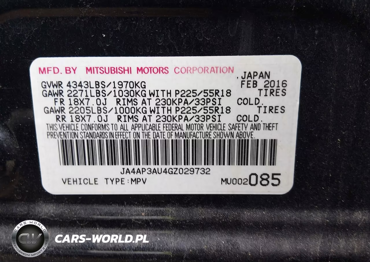 2016 Mitsubishi Outlander Sport 2.0 Es VIN:JA4AP3AU4GZ029732 - 9