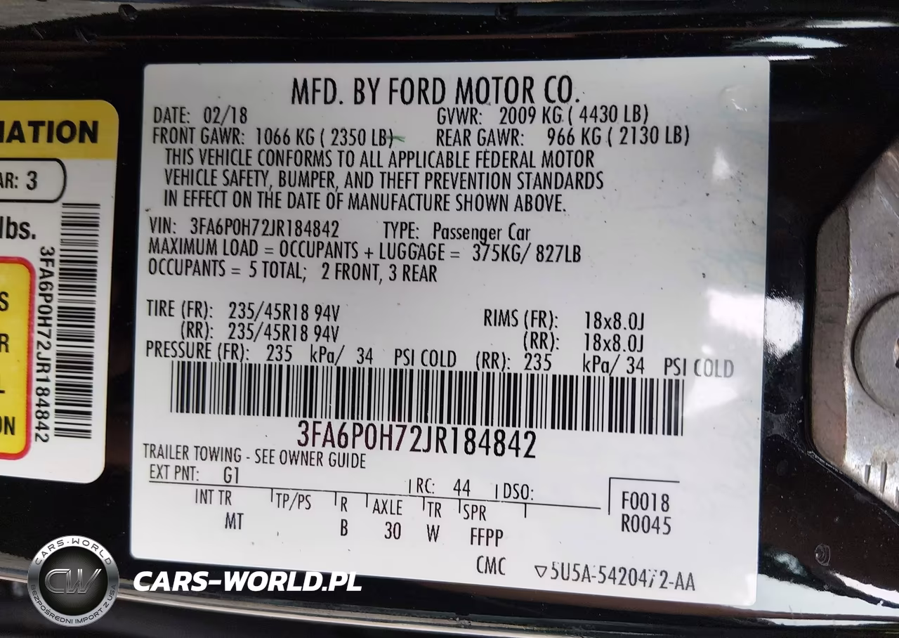 2018 Ford Fusion Se VIN:3FA6P0H72JR184842 - 9