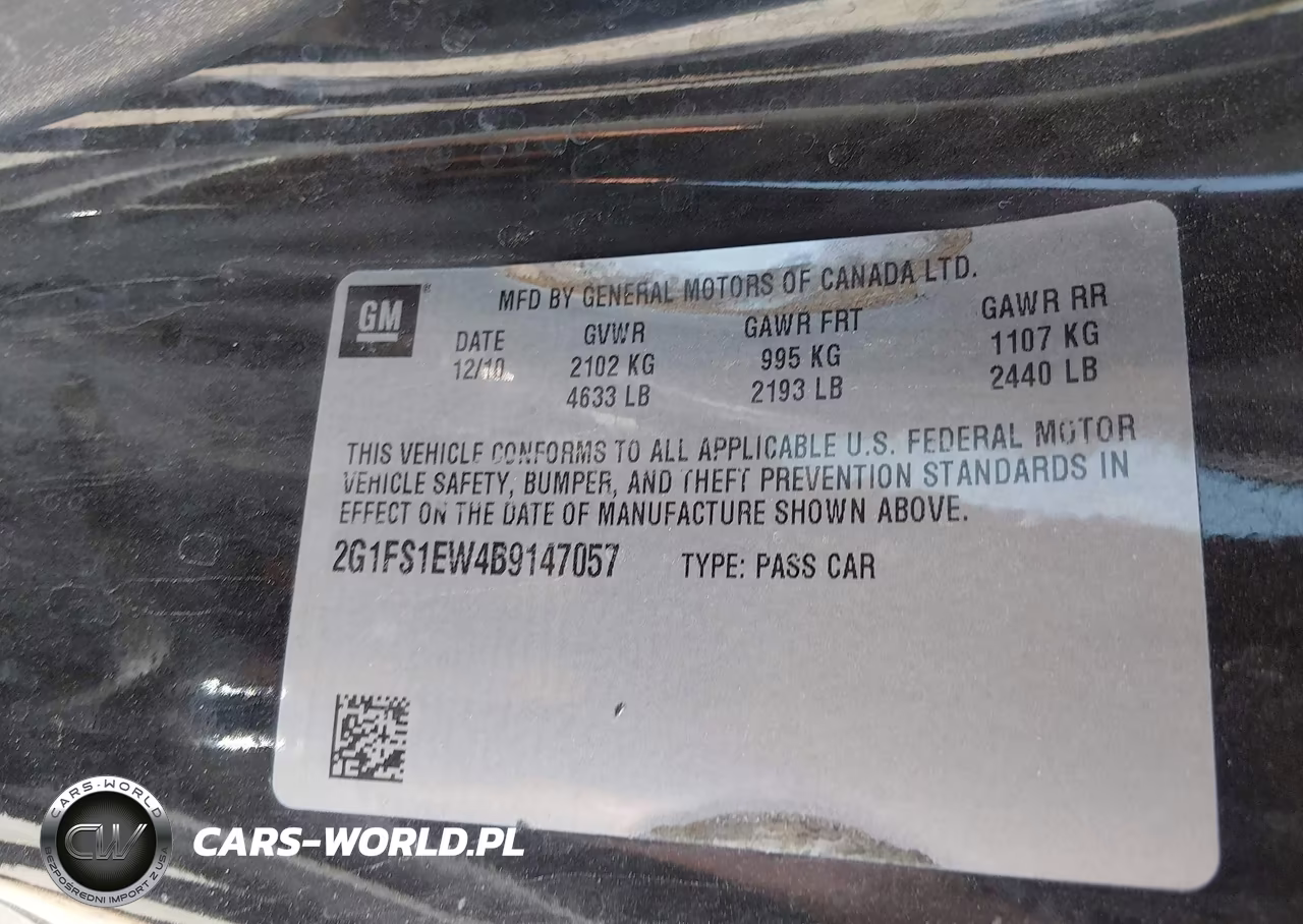 2011 Chevrolet Camaro 1Ss VIN:2G1FS1EW4B9147057 - 9