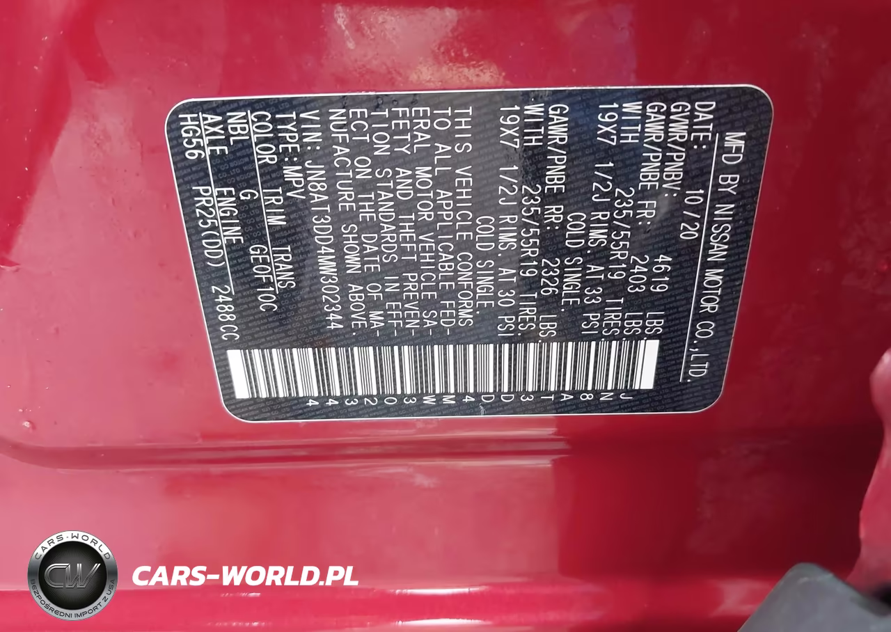 2021 Nissan Rogue Platinum Intelligent Awd VIN:JN8AT3DD4MW302344 - 9