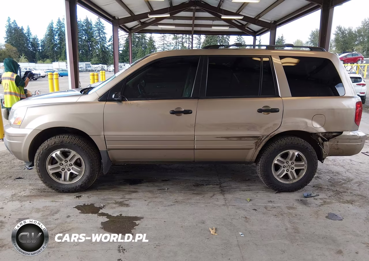 2005 Honda Pilot Ex-L VIN:2HKYF18735H504836 - 14