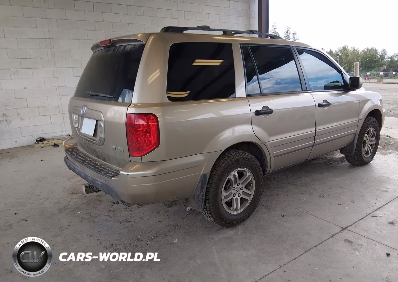 2005 Honda Pilot Ex-L VIN:2HKYF18735H504836 - 4