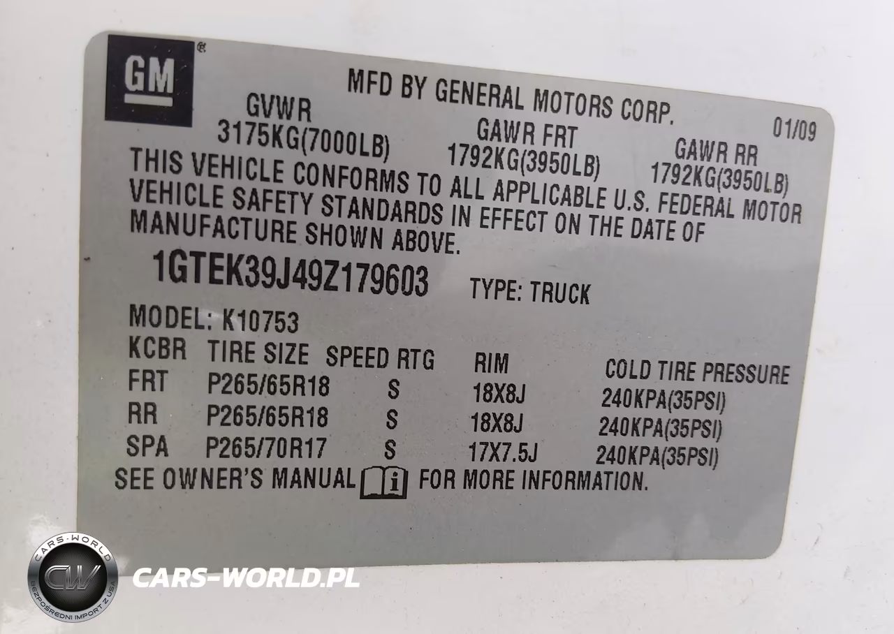 2009 GMC Sierra 1500 Slt VIN:1GTEK39J49Z179603 - 9