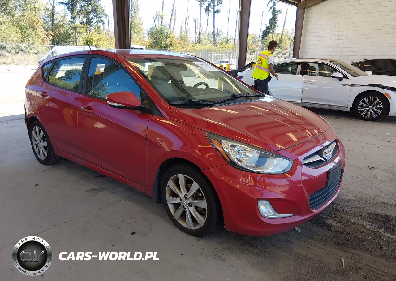 2013 Hyundai Accent Se VIN:KMHCU5AE0DU063599 - 1