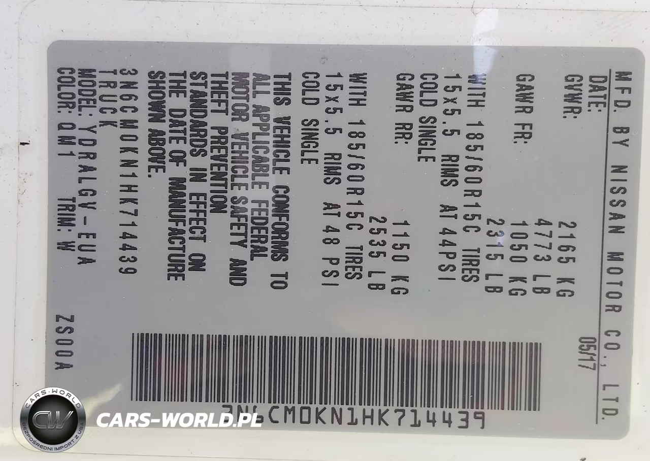 2017 Nissan Nv200 Sv VIN:3N6CM0KN1HK714439 - 9
