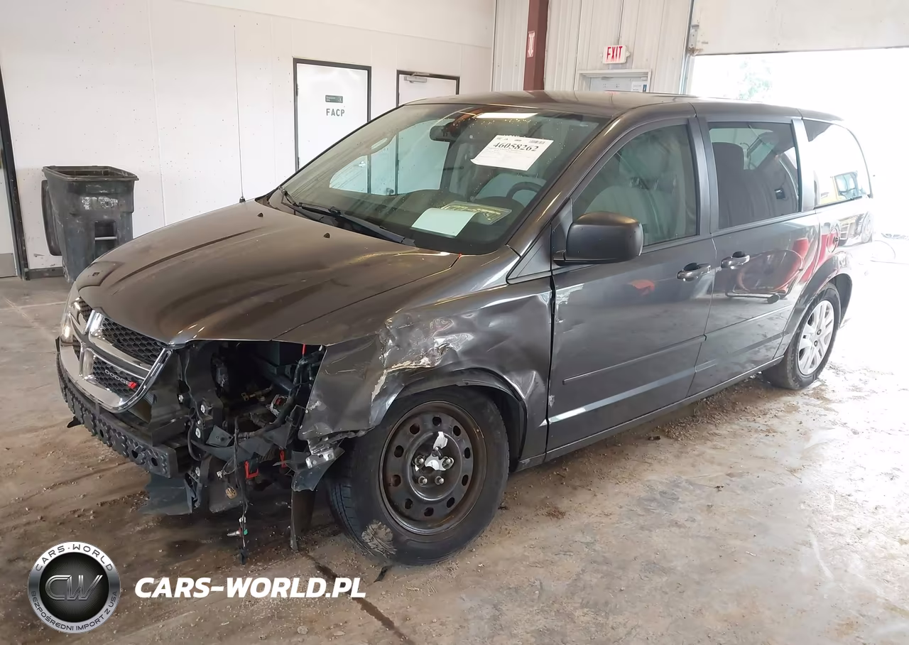 2015 Dodge Grand Caravan Se VIN:2C4RDGBG5FR624020 - 2