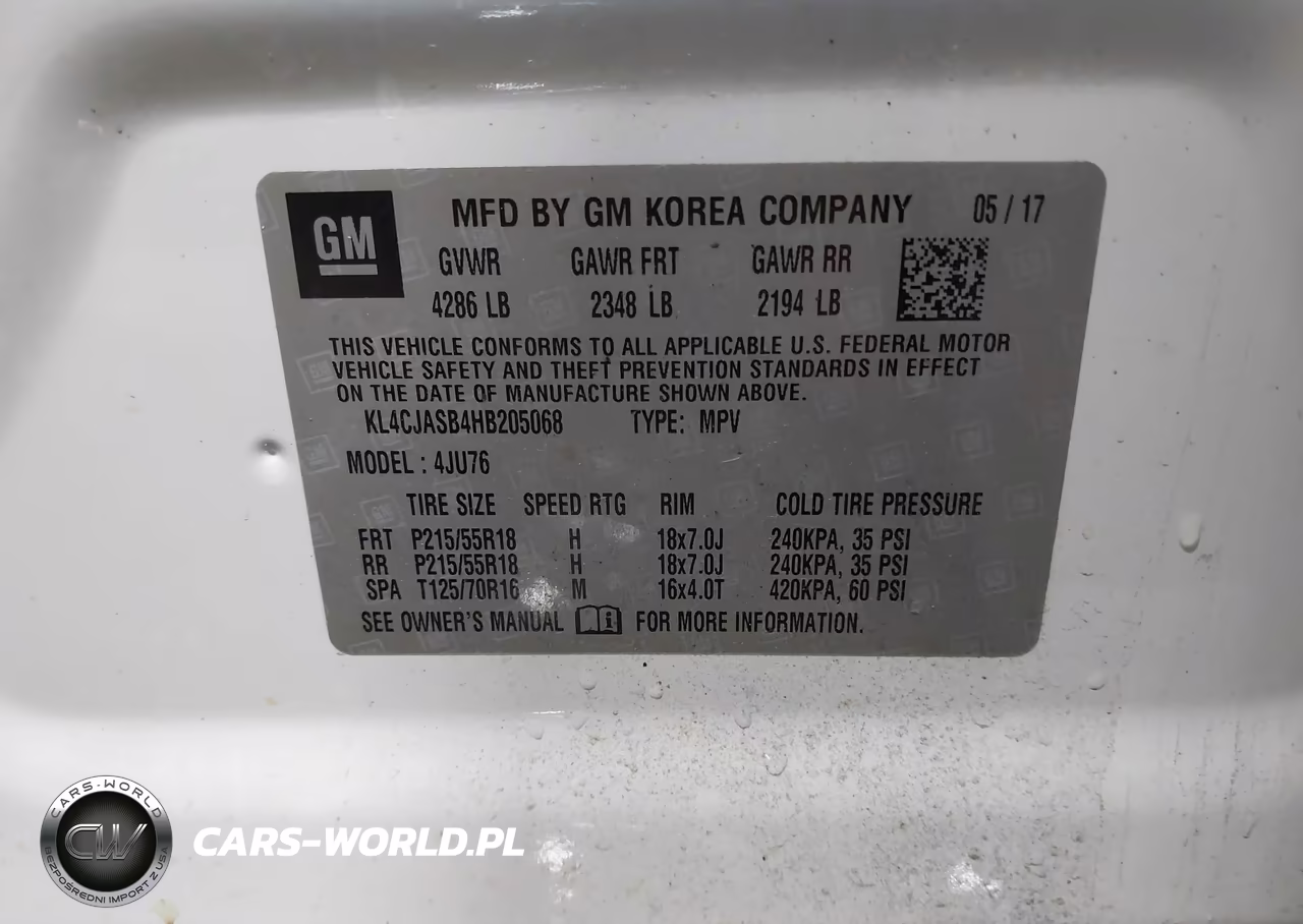 2017 Buick Encore Preferred VIN:KL4CJASB4HB205068 - 9