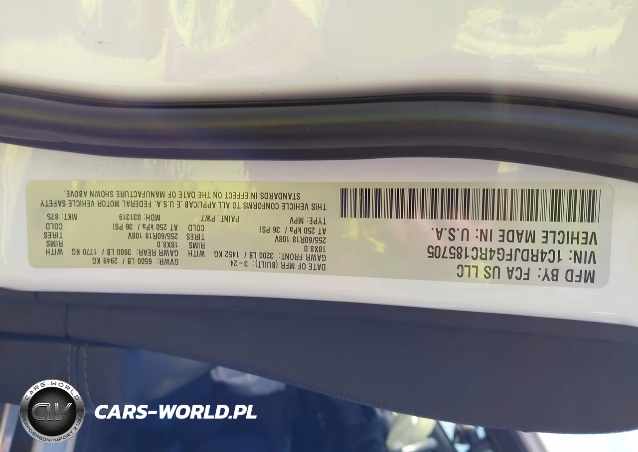 2024 Dodge Durango Pursuit Awd VIN:1C4RDJFG4RC185705 - 9