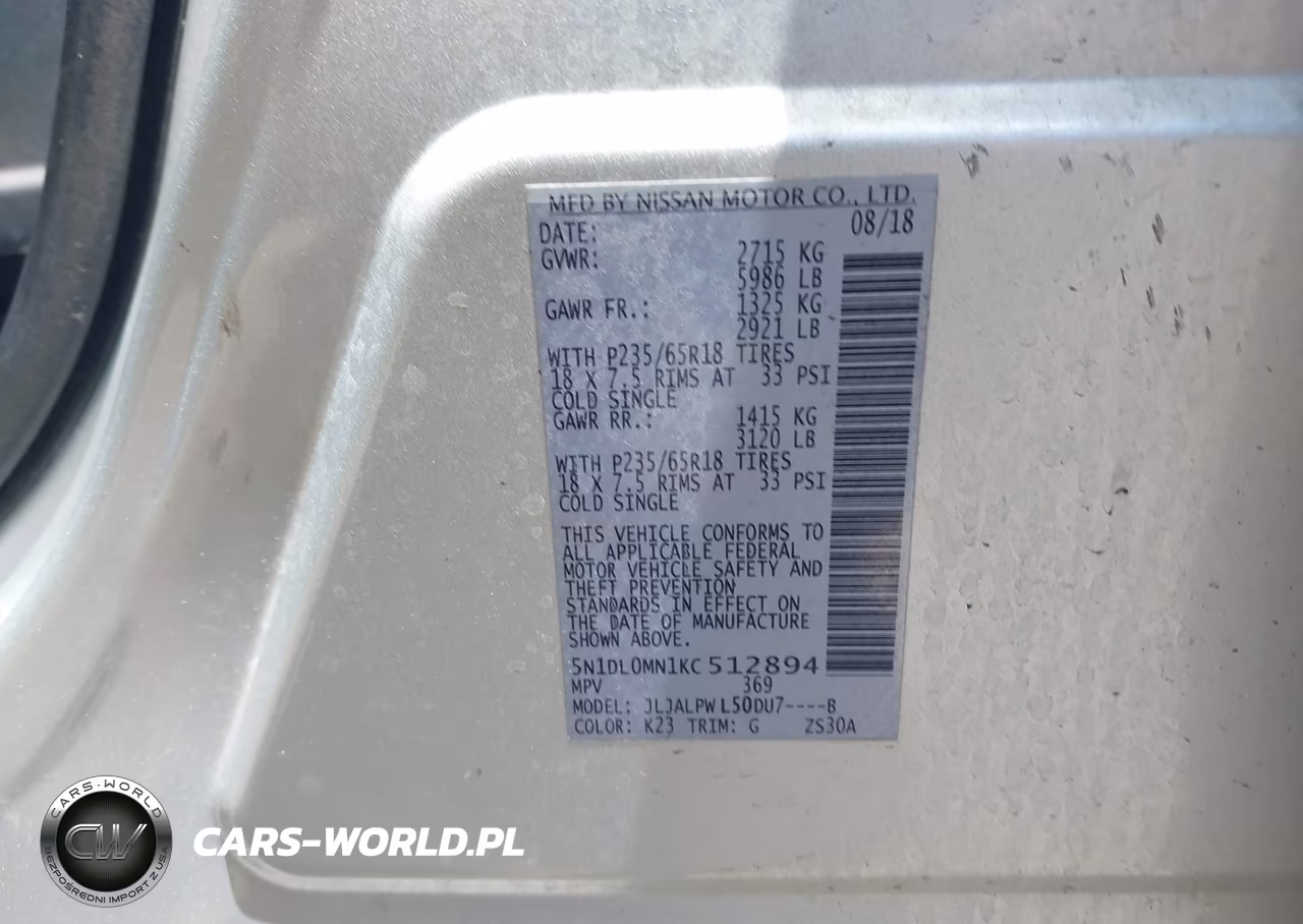 2019 Infiniti Qx60 Pure VIN:5N1DL0MN1KC512894 - 9