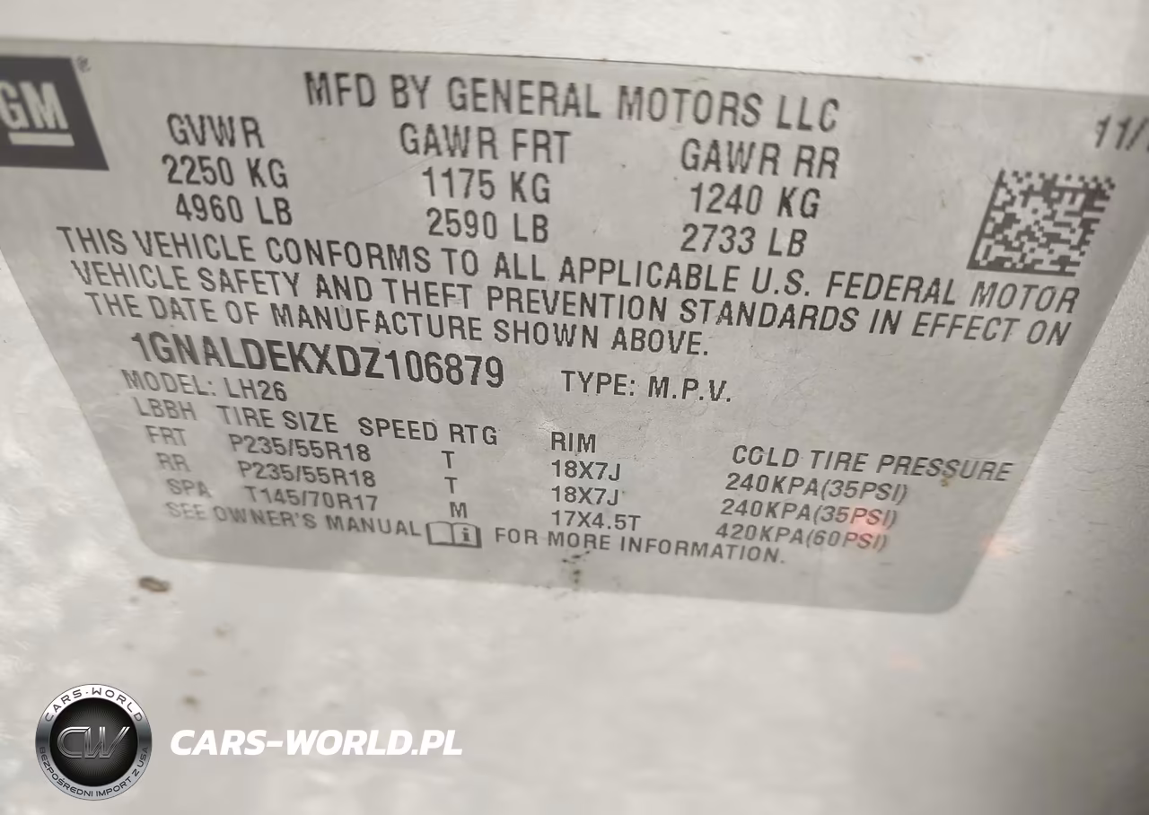2013 Chevrolet Equinox 1Lt VIN:1GNALDEKXDZ106879 - 9