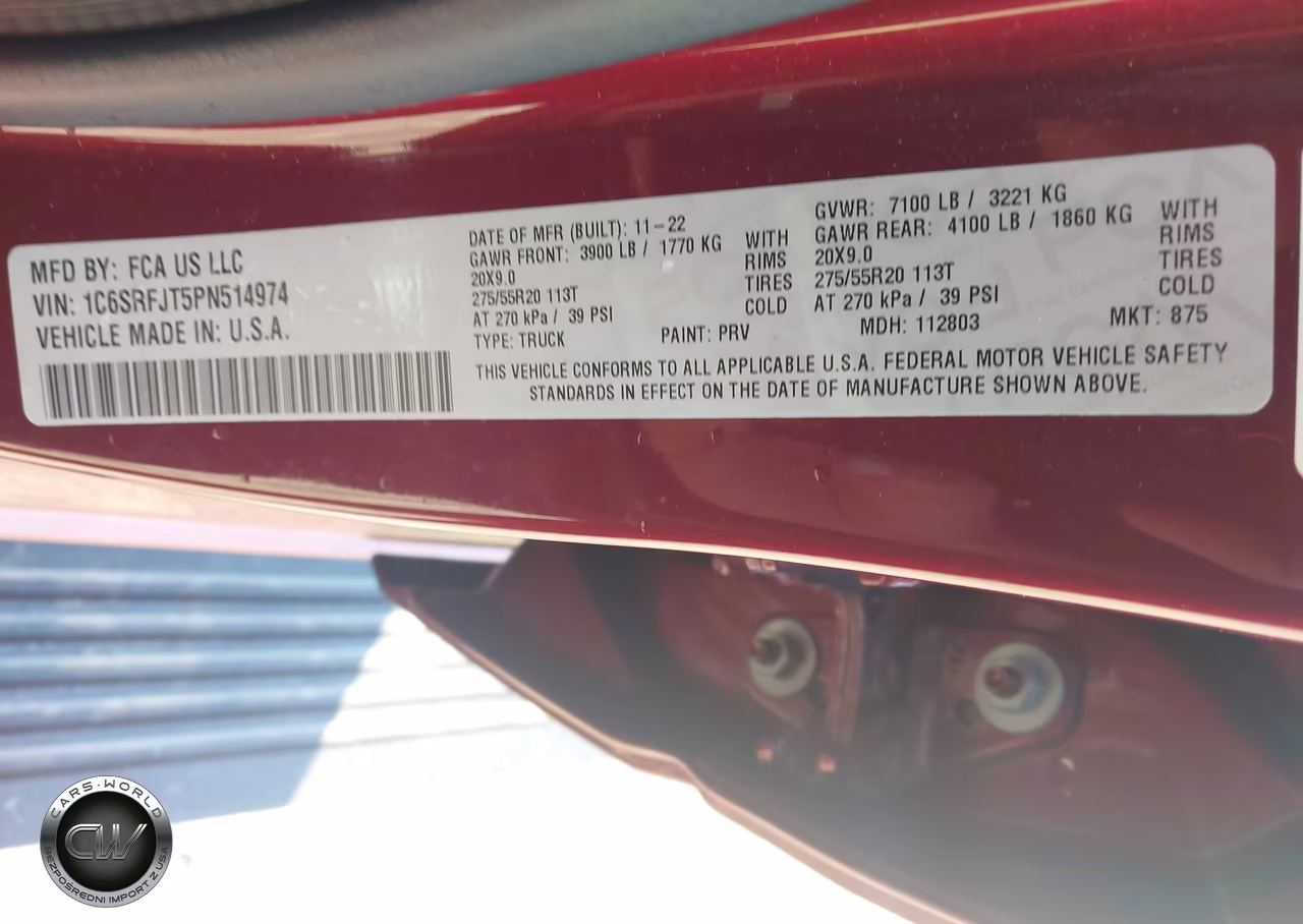 2023 Ram 1500 Laramie 4X4 5'7 Box VIN:1C6SRFJT5PN514974 - 9