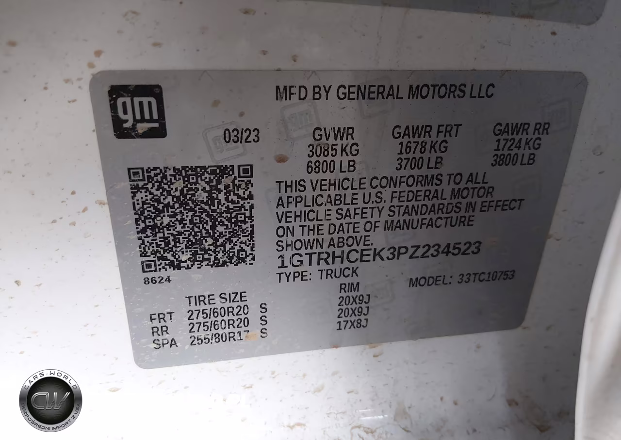 2023 GMC Sierra 1500 2Wd Standard Box Elevation VIN:1GTRHCEK3PZ234523 - 9