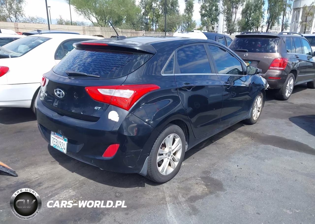2014 Hyundai Elantra Gt VIN:KMHD35LH5EU173807 - 4