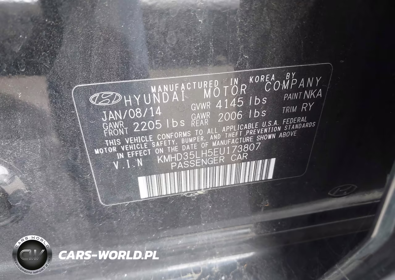 2014 Hyundai Elantra Gt VIN:KMHD35LH5EU173807 - 9