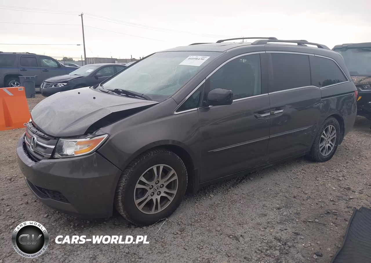 2013 Honda Odyssey Ex-L VIN:5FNRL5H66DB085857 - 2