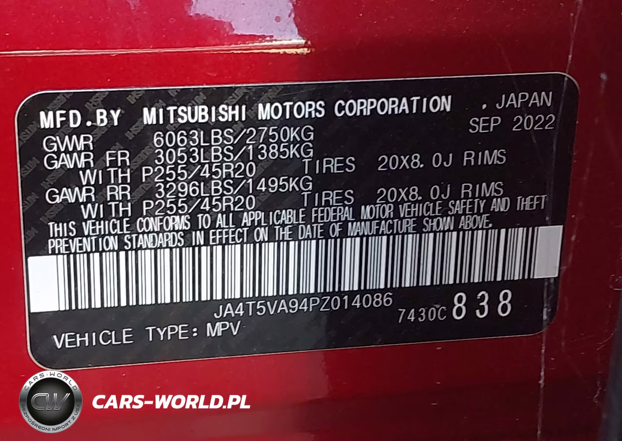 2023 Mitsubishi Outlander Phev 40Th Anniversary S-Awc-Sel S-Awc VIN:JA4T5VA94PZ014086 - 9
