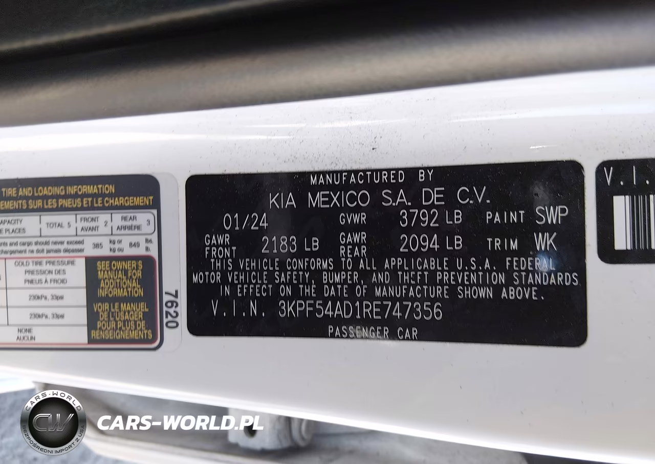 2024 Kia Forte Gt-Line VIN:3KPF54AD1RE747356 - 9