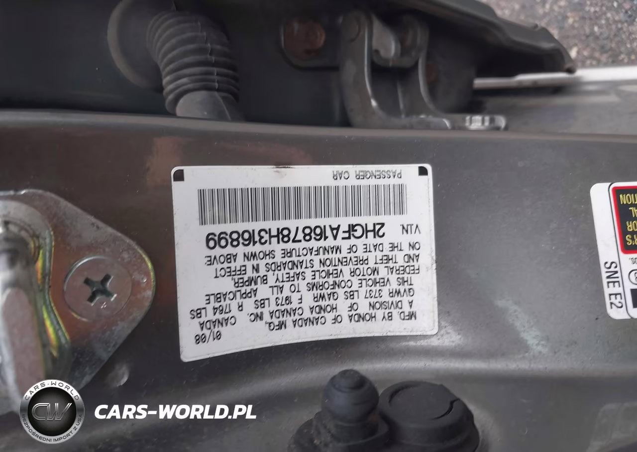 2008 Honda Civic Ex VIN:2HGFA16878H316899 - 9