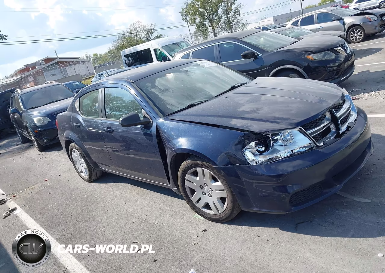 2014 DODGE AVENGER SE VIN:1C3CDZAB5EN126410 - 1