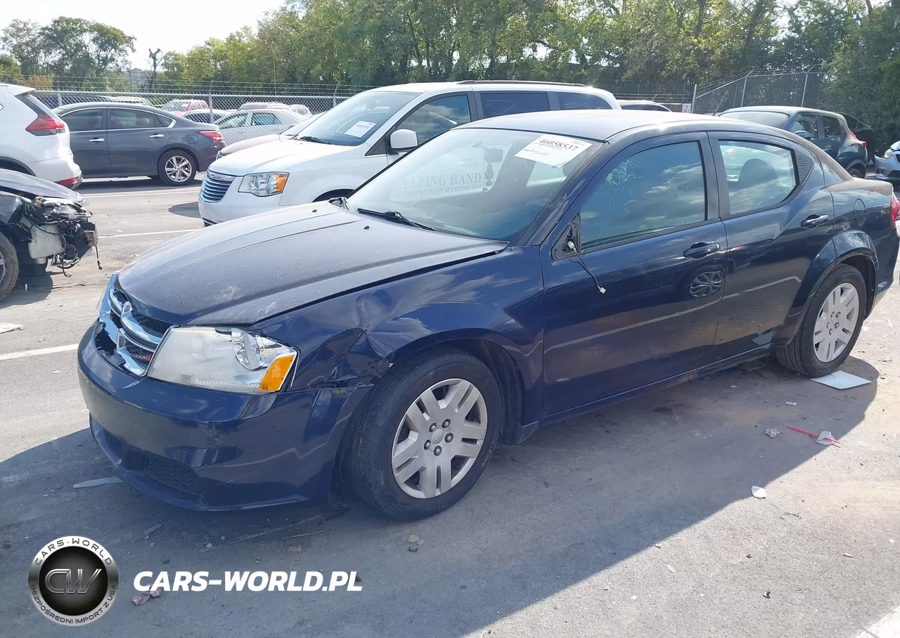 2014 DODGE AVENGER SE VIN:1C3CDZAB5EN126410 - 2