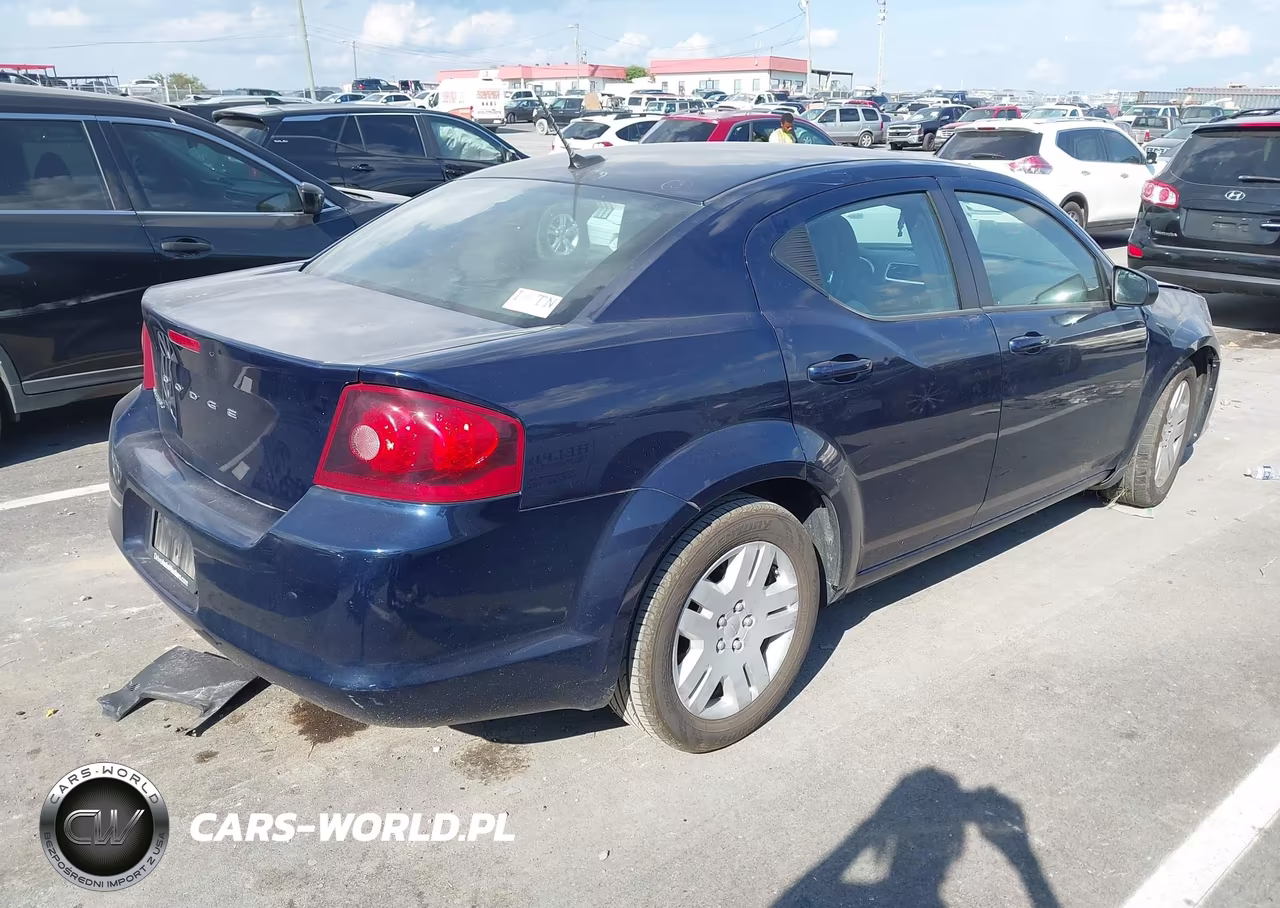 2014 DODGE AVENGER SE VIN:1C3CDZAB5EN126410 - 4