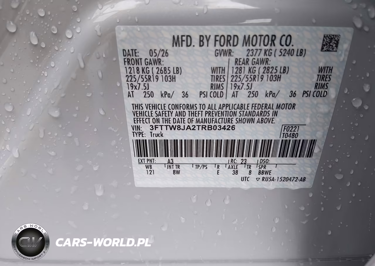 2026 Ford Maverick Xlt VIN:3FTTW8JA2TRB03426 - 9