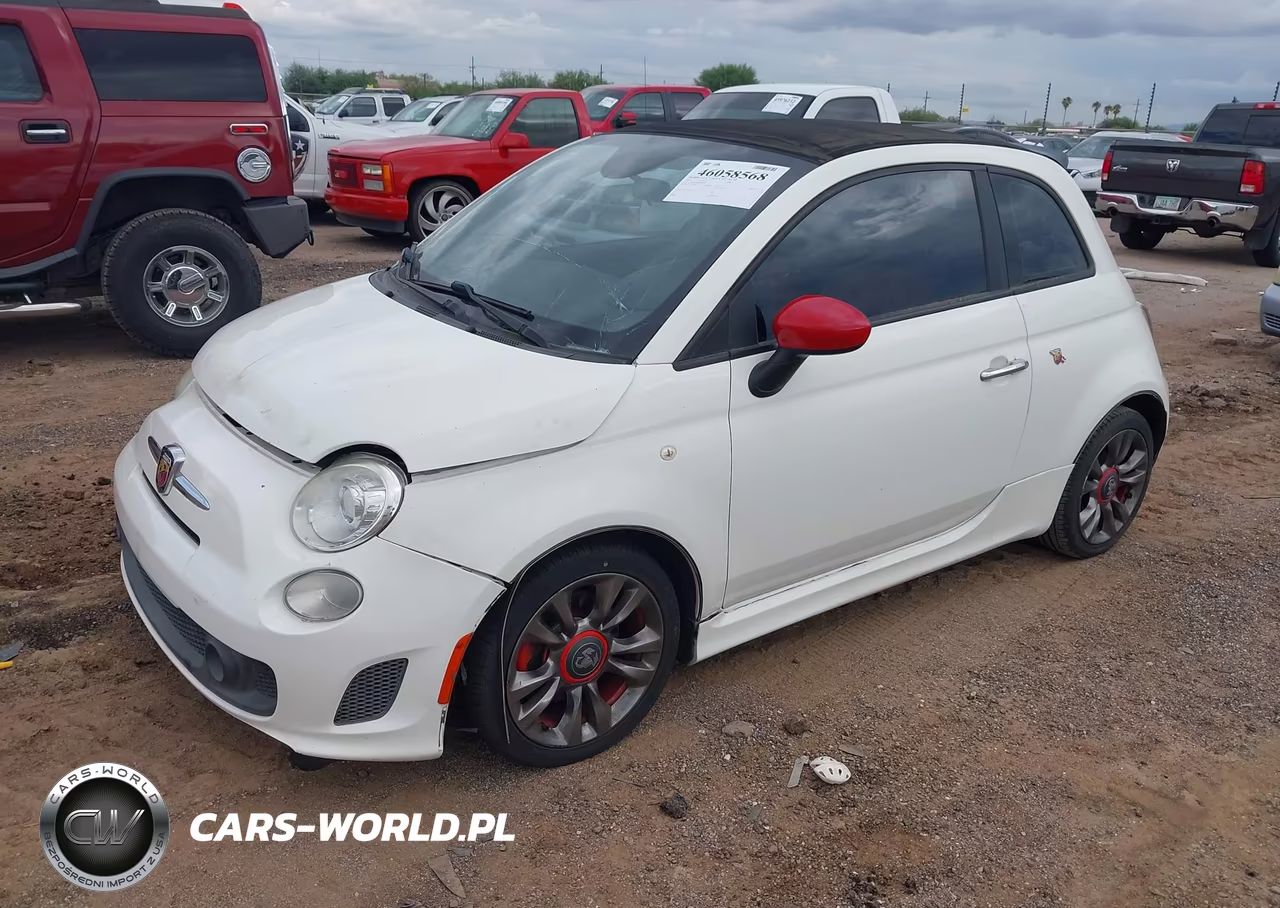 2015 Fiat 500C Abarth VIN:3C3CFFJH3FT603527 - 2
