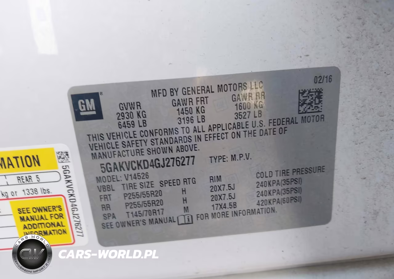 2016 Buick Enclave Premium VIN:5GAKVCKD4GJ276277 - 9