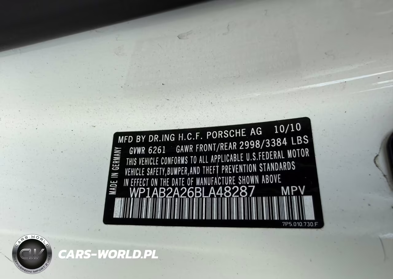 2011 Porsche Cayenne S VIN:WP1AB2A26BLA48287 - 9